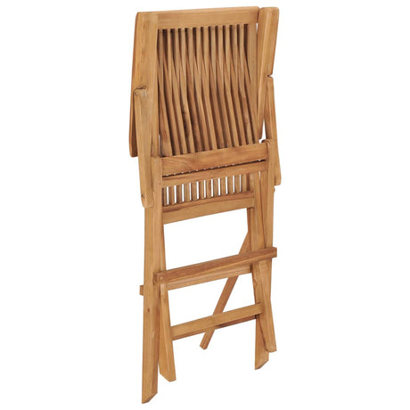 Folding Garden Chairs 6 Pcs Solid Teak Wood