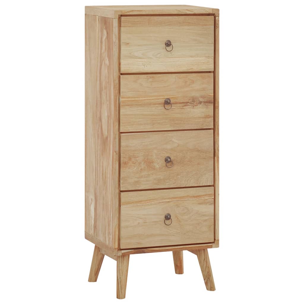 Chest Of Drawers 40X30X100 Cm Solid Wood Teak