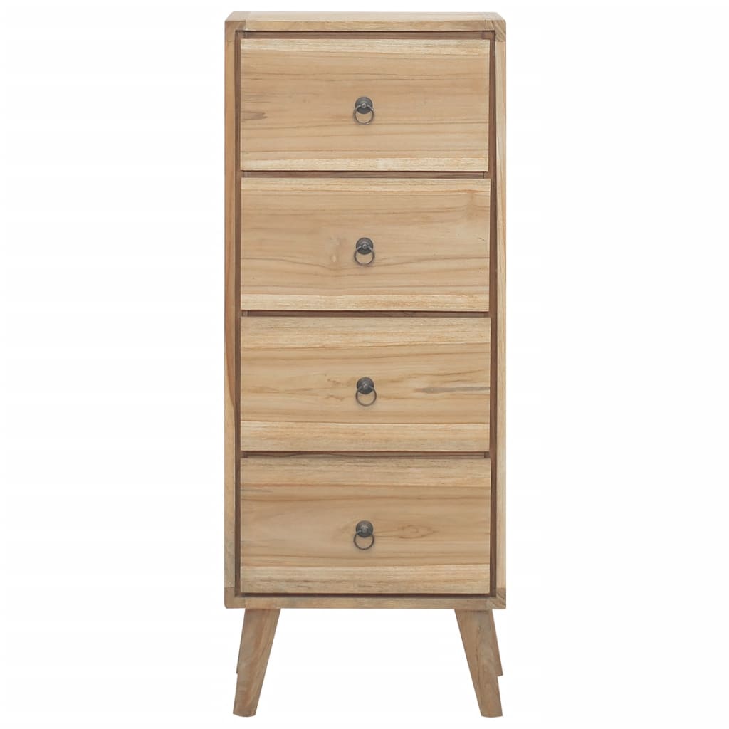 Chest Of Drawers 40X30X100 Cm Solid Wood Teak