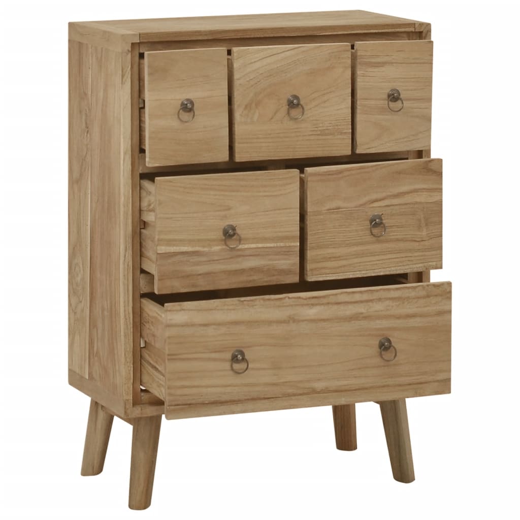 Chest Of Drawers 56X30X80 Cm Solid Wood Teak