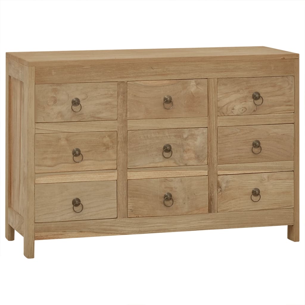 Chest Of Drawers 80X30X55 Cm Solid Wood Teak