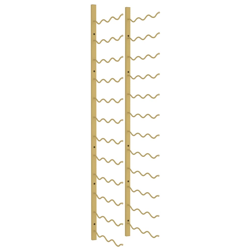 Wall Mounted Wine Rack For 36 Bottles Iron