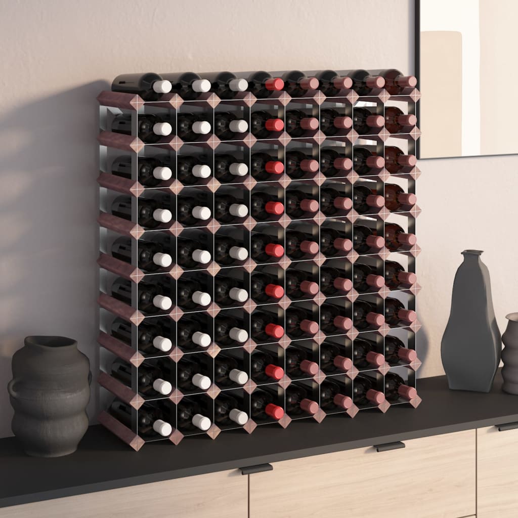 Wine Rack For 12 Bottles Solid Pinewood