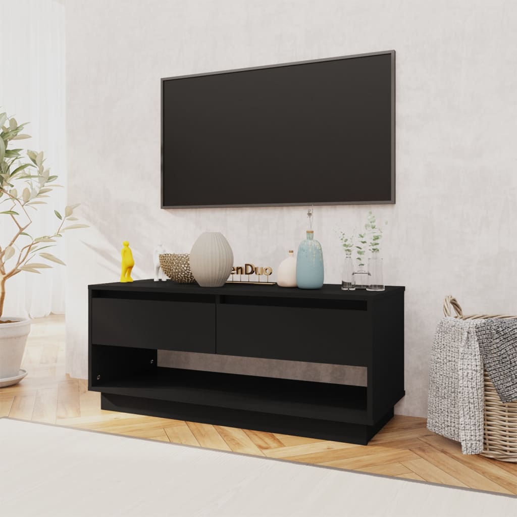 Tv Cabinet 102X41X44 Cm Engineered Wood