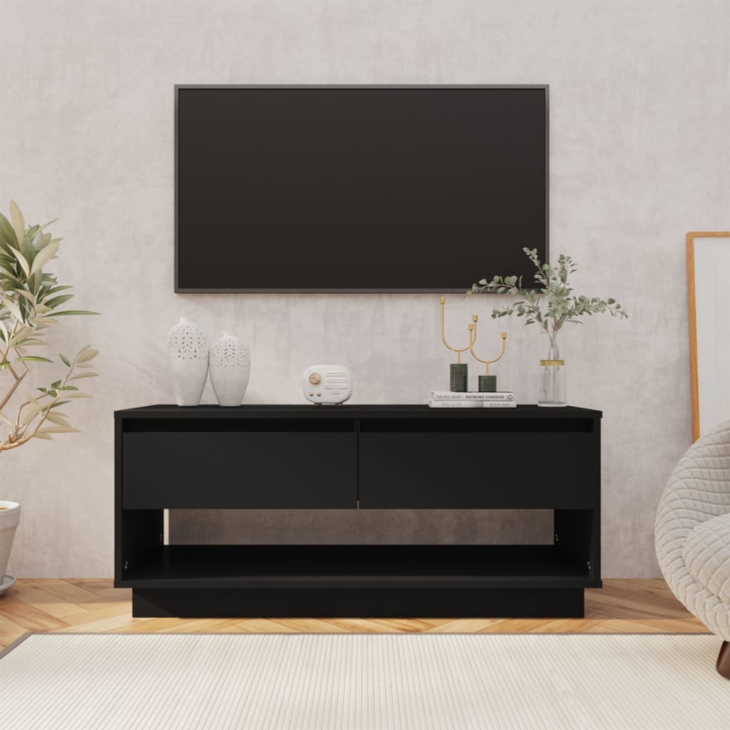 Tv Cabinet 102X41X44 Cm Engineered Wood