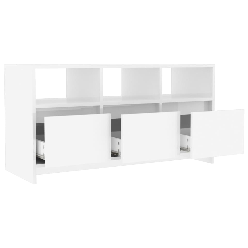 Tv Cabinet 102X37.5X52.5 Cm Engineered Wood