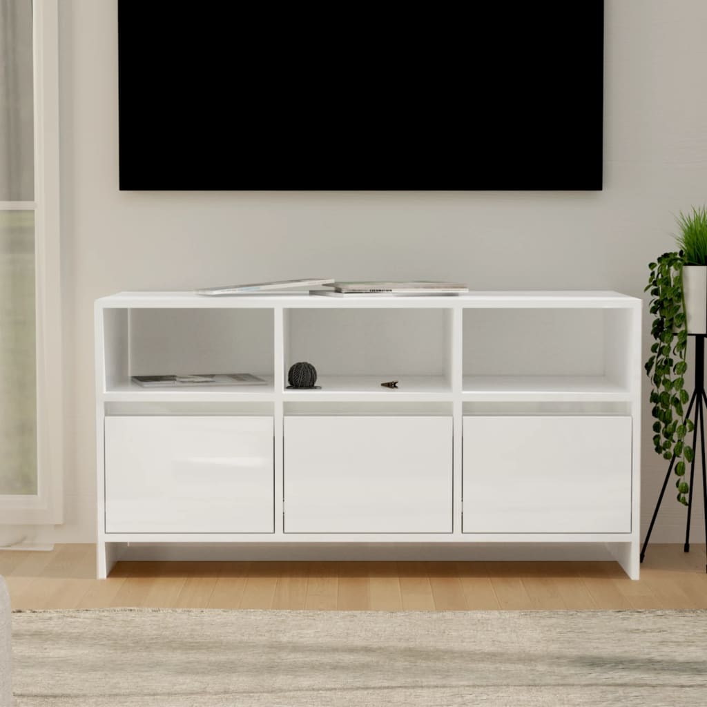 Tv Cabinet 102X37.5X52.5 Cm Engineered Wood