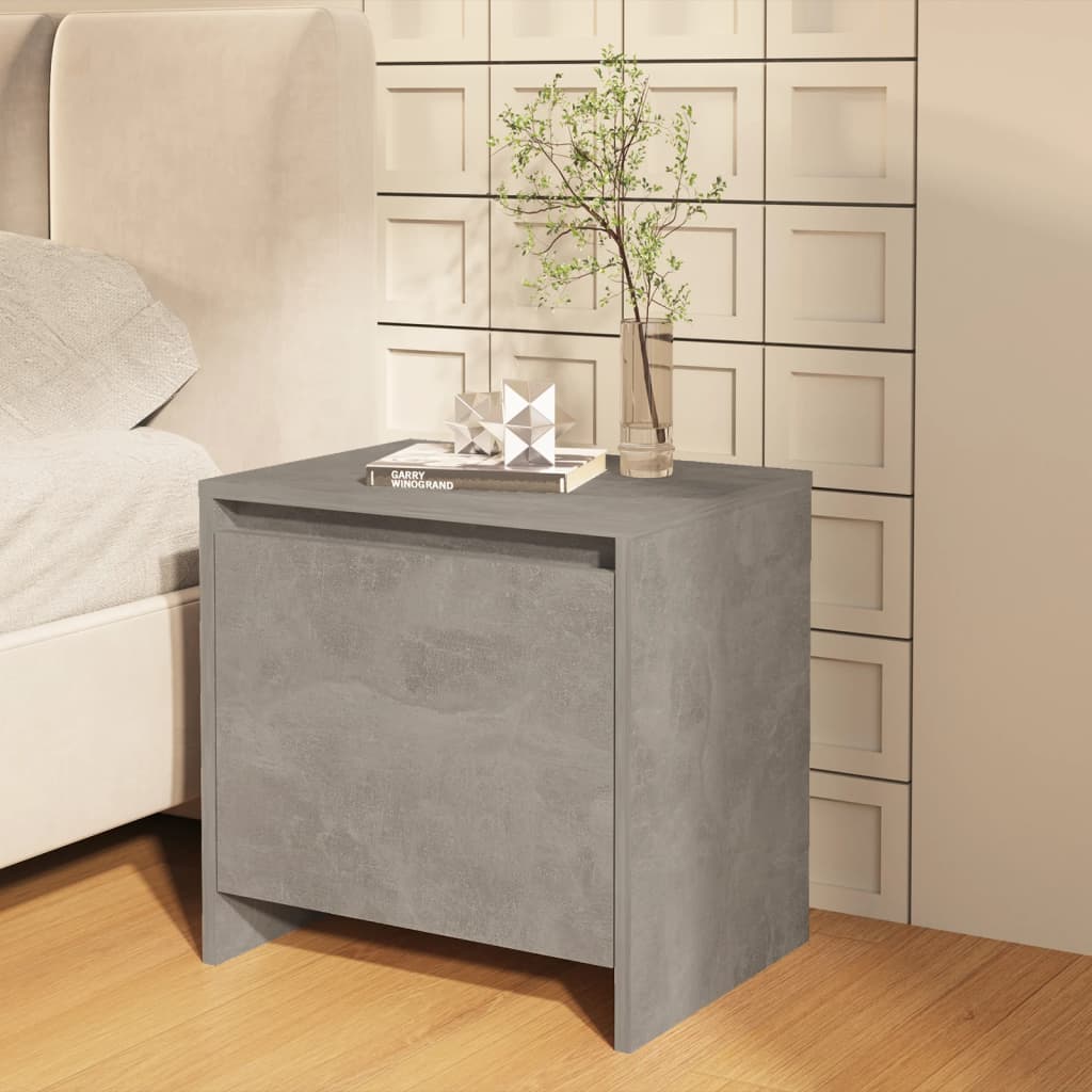 Bedside Cabinet 45X34X44.5 Cm Engineered Wood