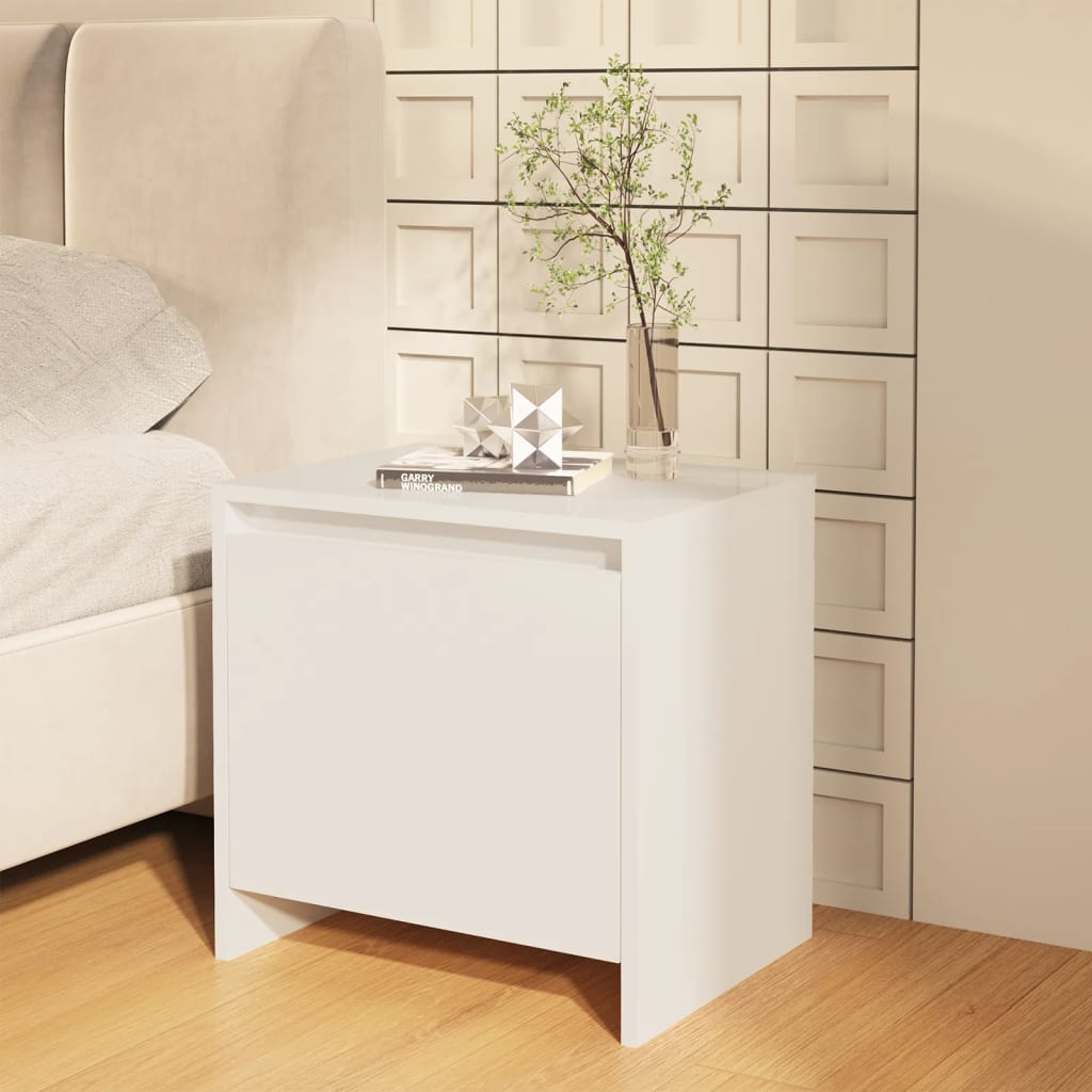 Bedside Cabinet 45X34X44.5 Cm Engineered Wood