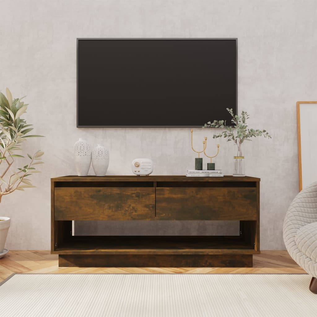 Tv Cabinet 102X41X44 Cm Engineered Wood