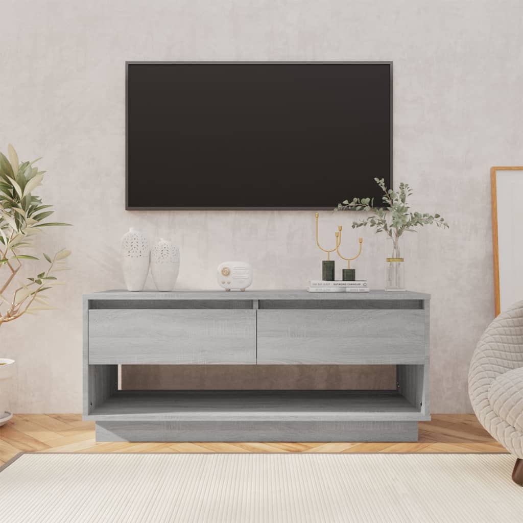 Tv Cabinet 102X41X44 Cm Engineered Wood