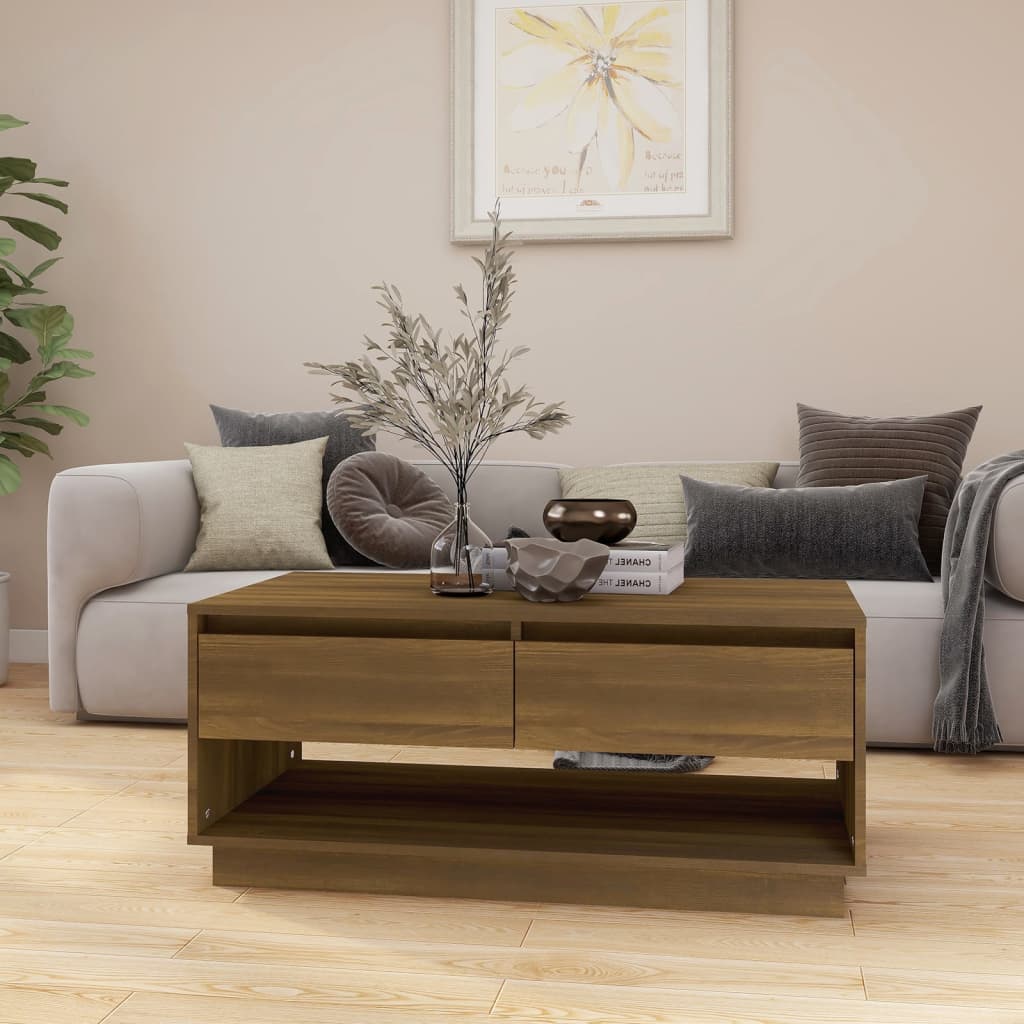 Coffee Table 102.5X55X44 Cm Engineered Wood