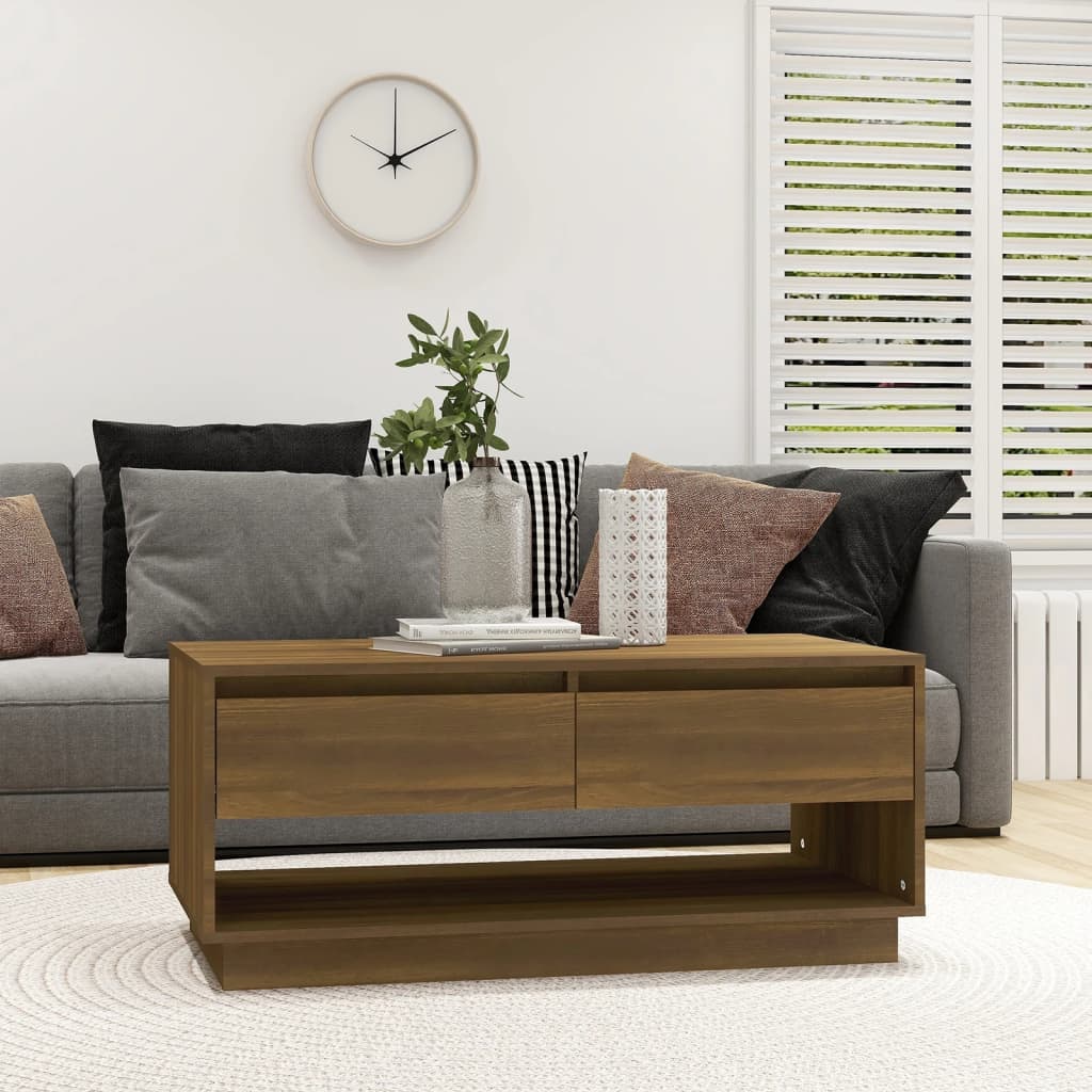 Coffee Table 102.5X55X44 Cm Engineered Wood