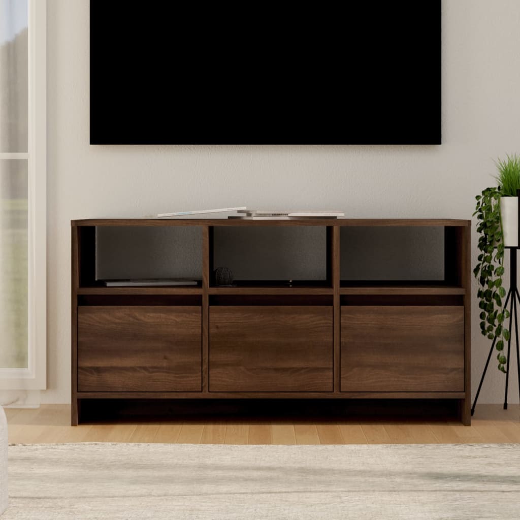 Tv Cabinet 102X37.5X52.5 Cm Engineered Wood