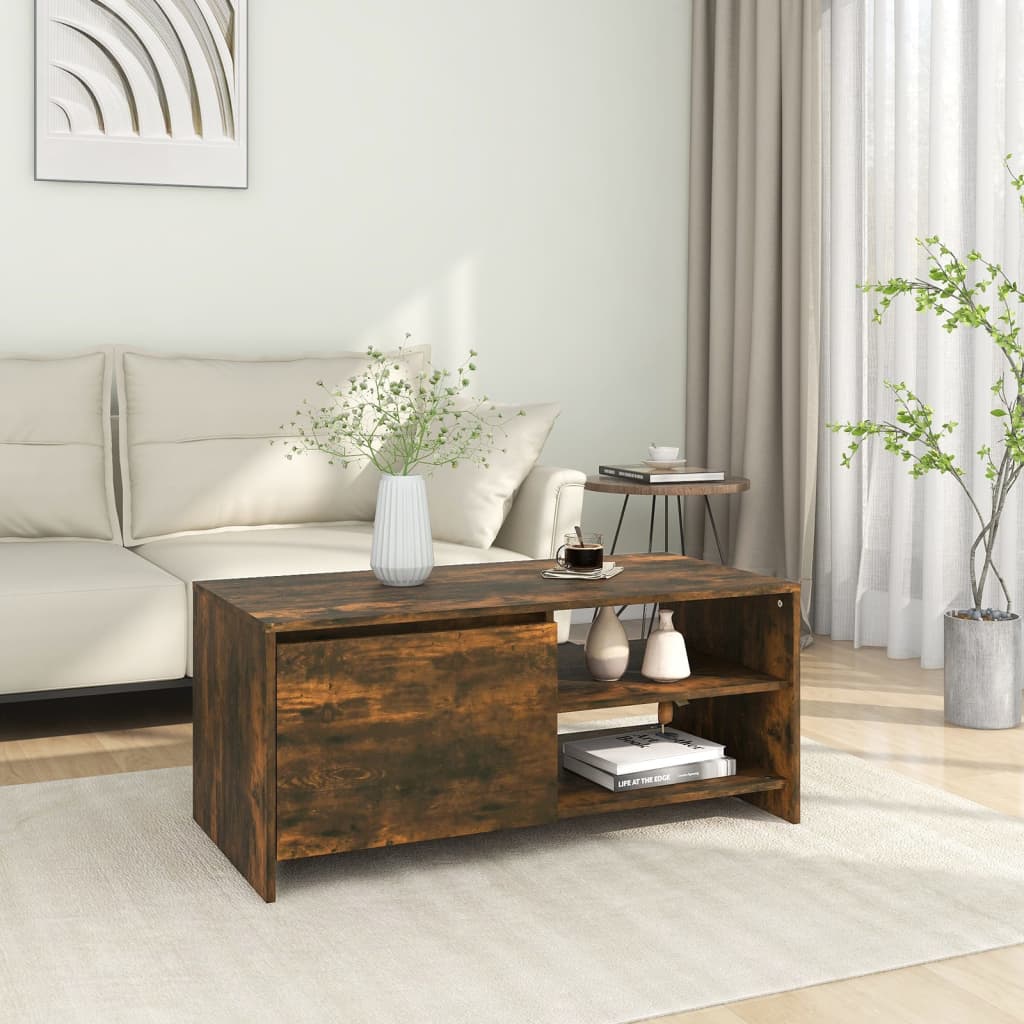 Coffee Table 102X50X45 Cm Engineered Wood