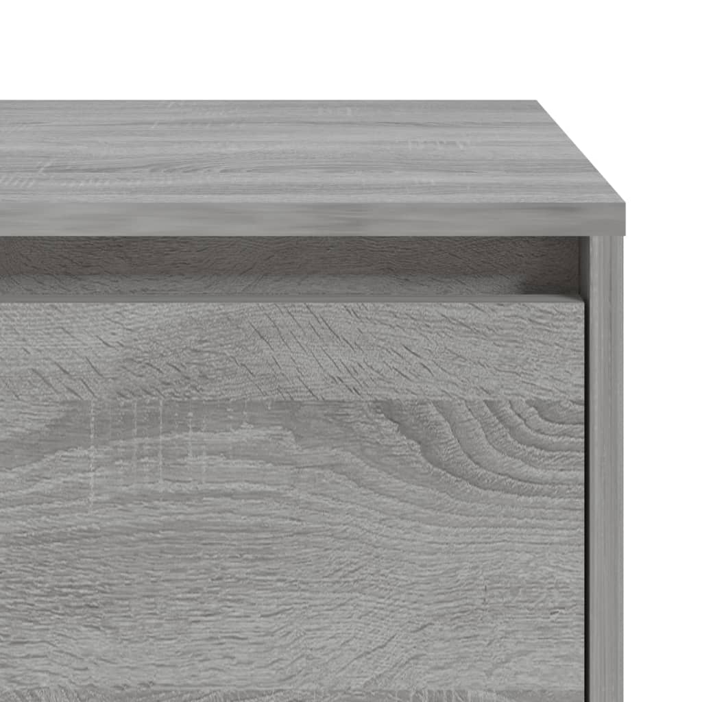 Bedside Cabinet 45X34X44.5 Cm Engineered Wood