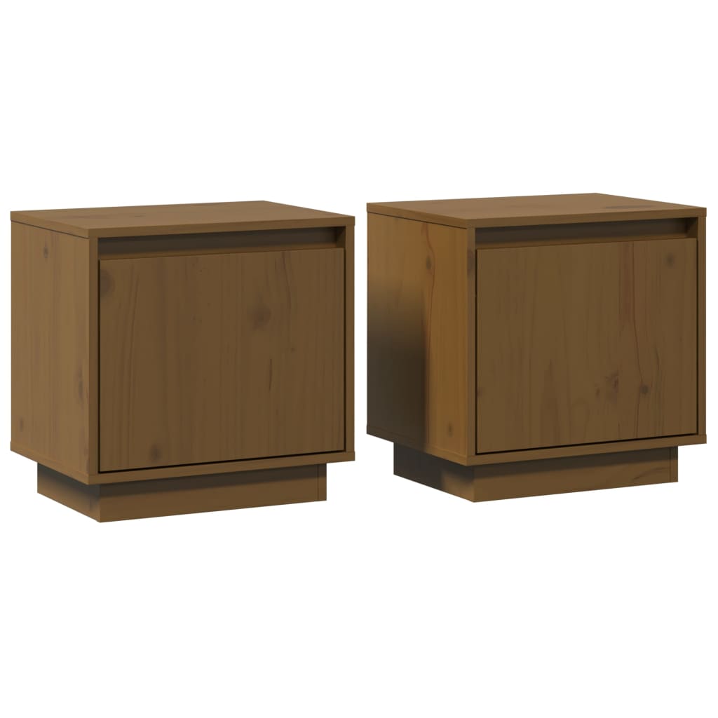 Bedside Cabinets 2 Pcs 40X30X40 Cm Solid Wood Pine