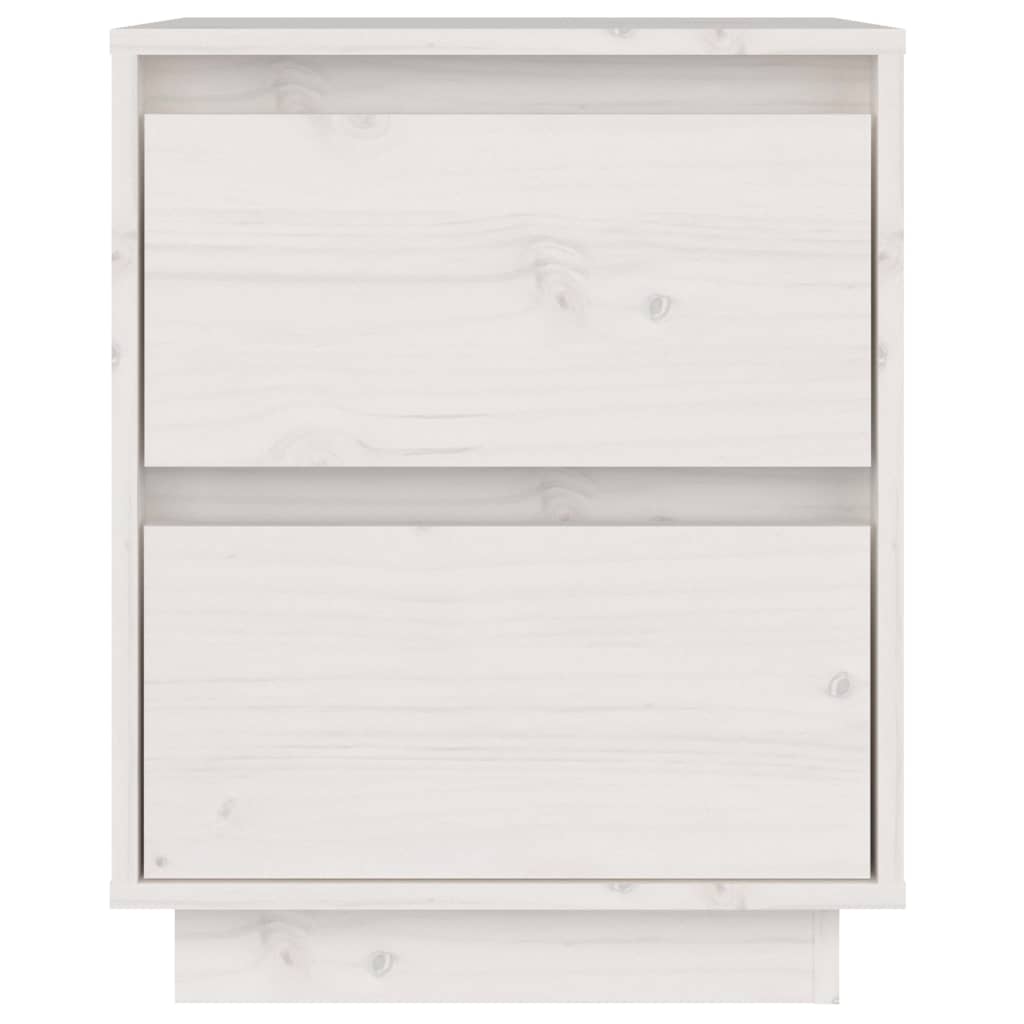 Bedside Cabinet 40X35X50 Cm Solid Wood Pine