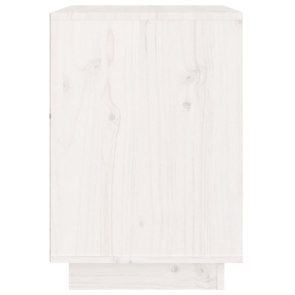 Bedside Cabinet 40X35X50 Cm Solid Wood Pine