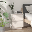 Bedside Cabinet 40X35X50 Cm Solid Wood Pine