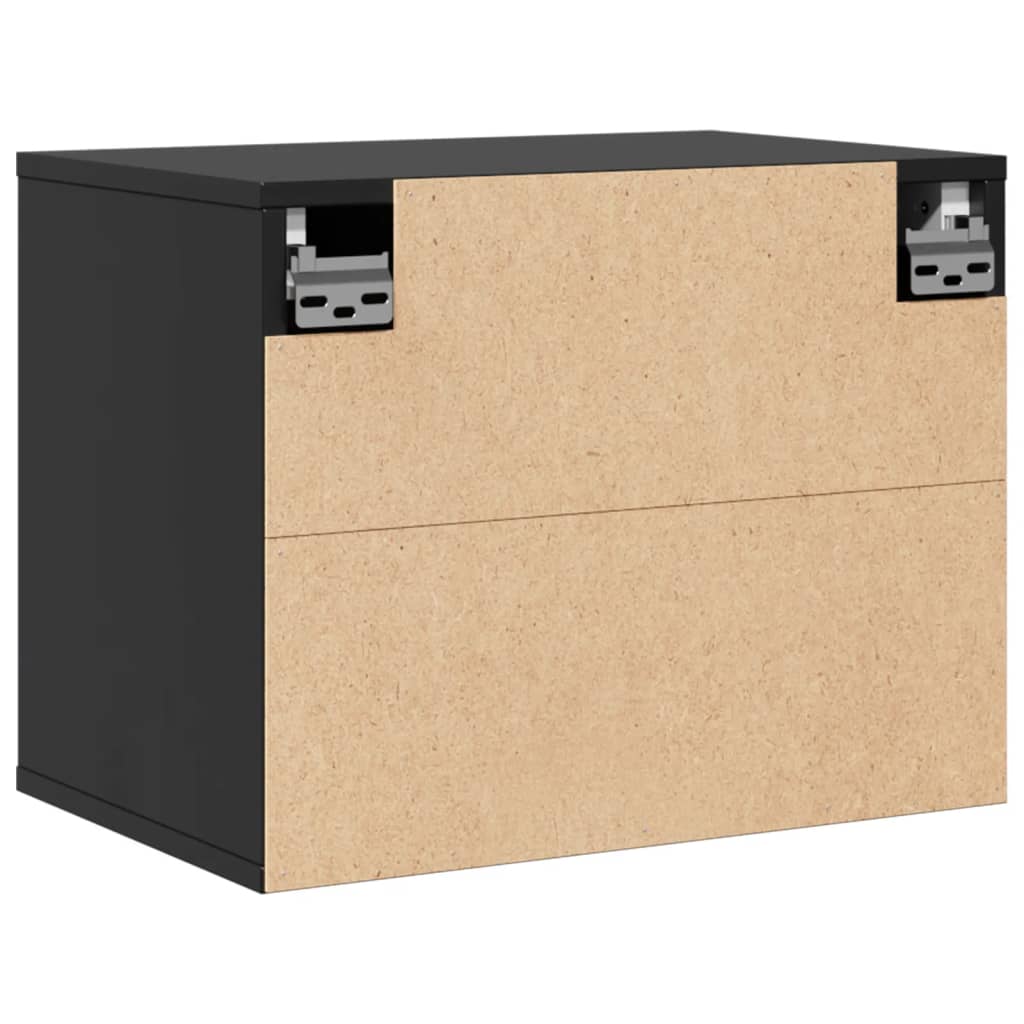 Wall Cabinet 45X30X35 Cm Solid Pinewood