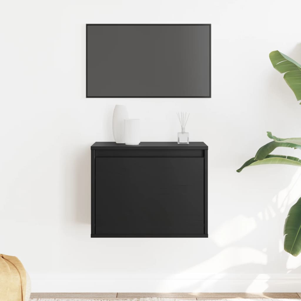 Wall Cabinet 45X30X35 Cm Solid Pinewood