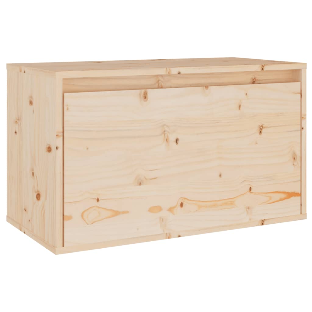 Wall Cabinet 60X30X35 Cm Solid Pinewood