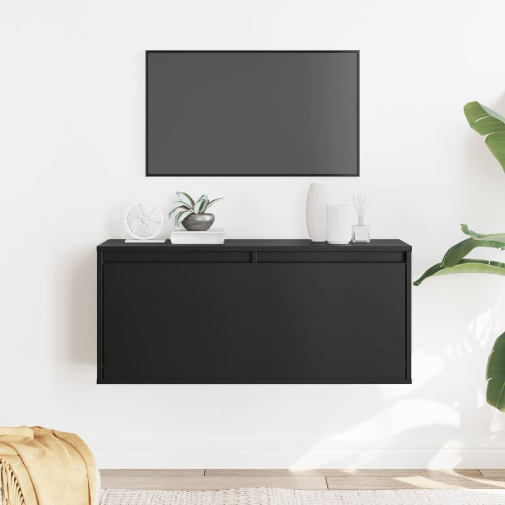 Wall Cabinet 80X30X35 Cm Solid Wood Pine