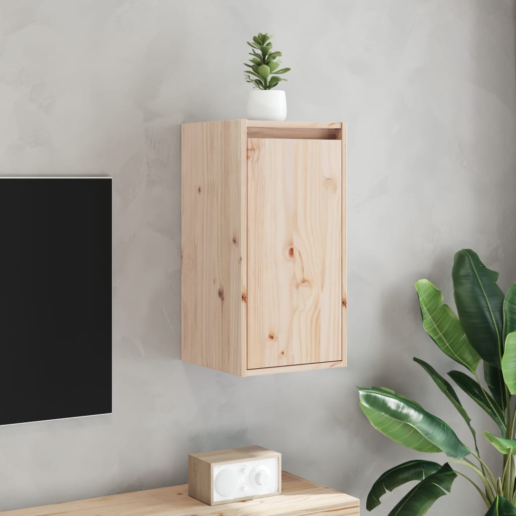 Wall Cabinets 2 Pcs 30X30X60 Cm Solid Wood Pine