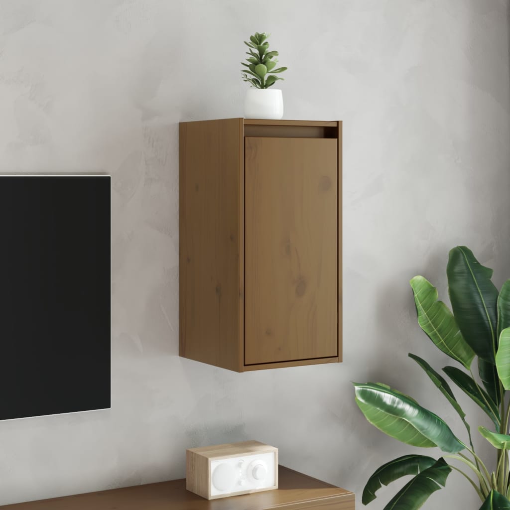 Wall Cabinets 2 Pcs 30X30X60 Cm Solid Wood Pine
