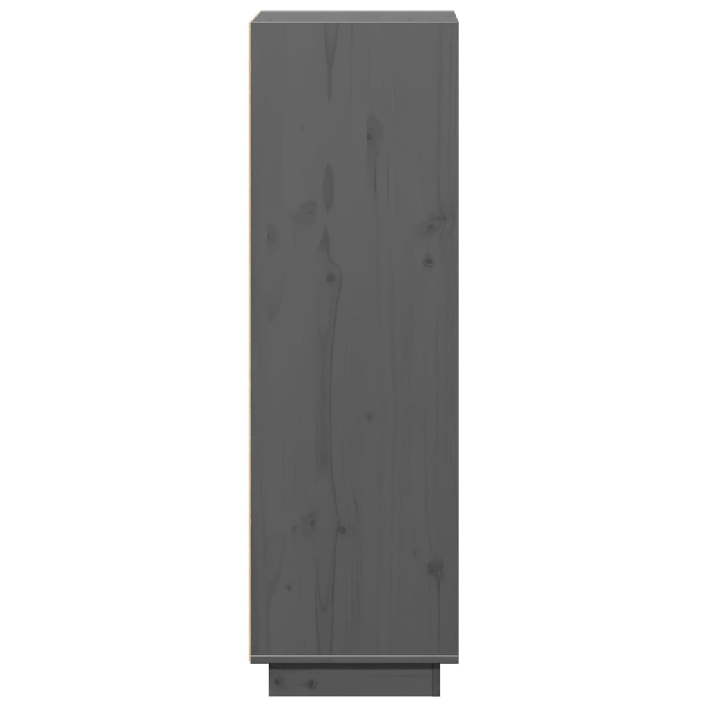 Highboard 37X34X110 Cm Solid Wood Pine