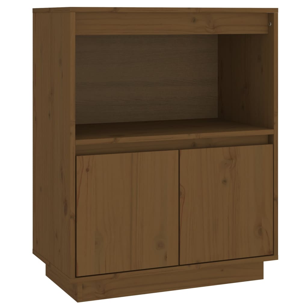 Sideboard 60X34X75 Cm Solid Wood Pine