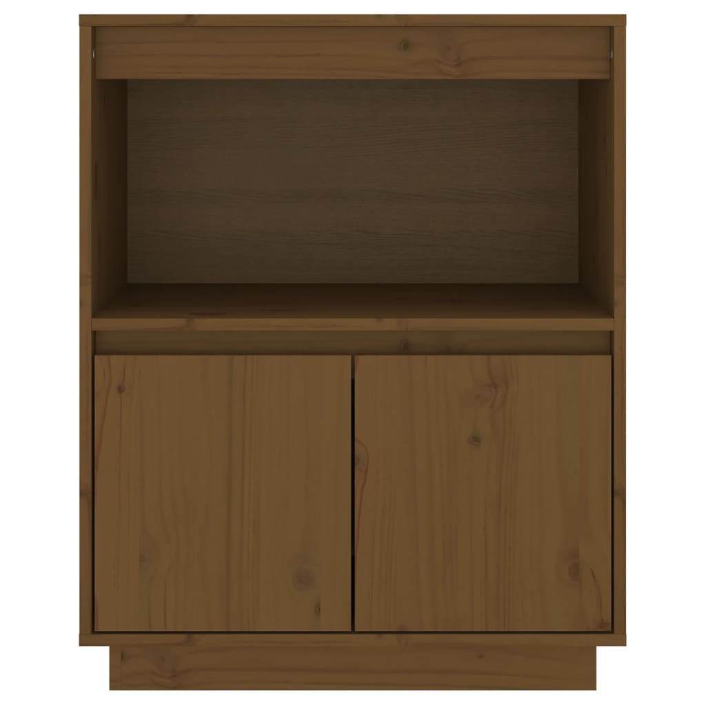 Sideboard 60X34X75 Cm Solid Wood Pine