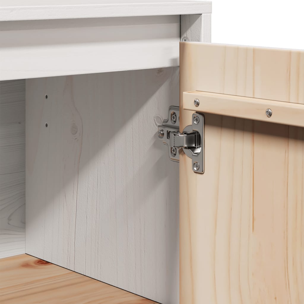 Sideboard 60X34X75 Cm Solid Wood Pine