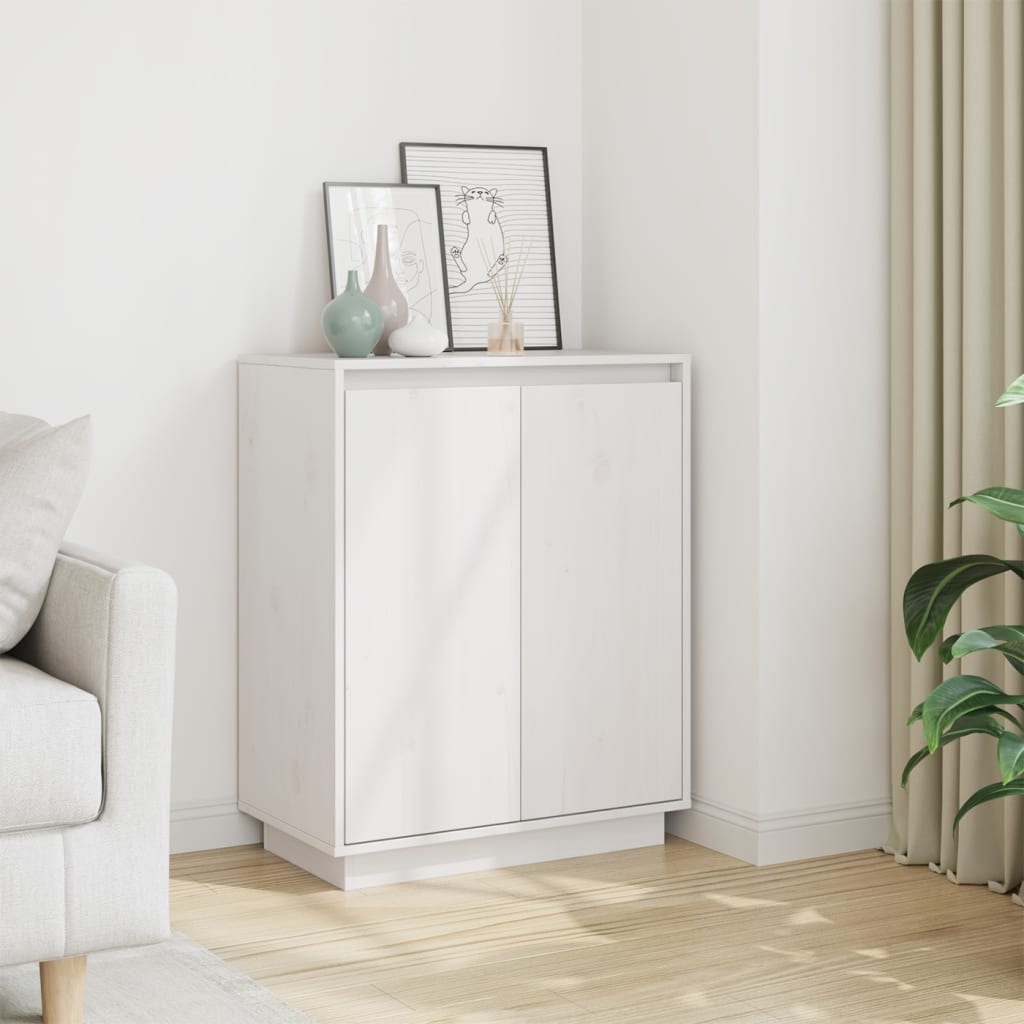 Sideboard 60X34X75 Cm Solid Wood Pine