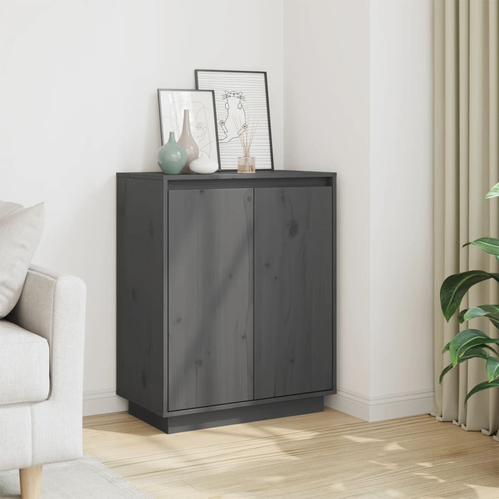 Sideboard 60X34X75 Cm Solid Wood Pine