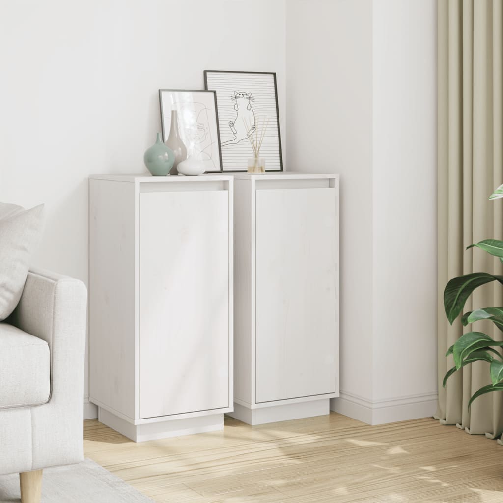 Sideboard 31.5X34X75 Cm Solid Wood Pine