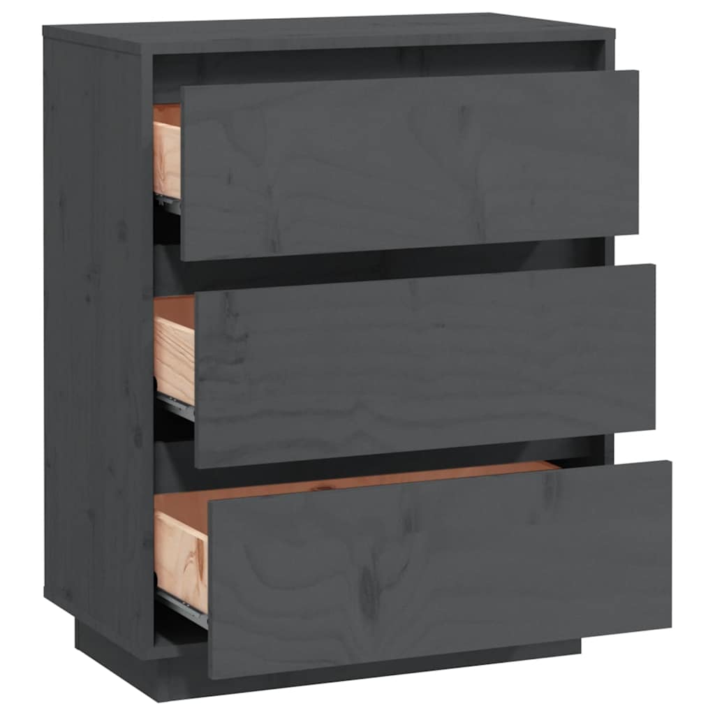 Sideboard 60X34X75 Cm Solid Wood Pine