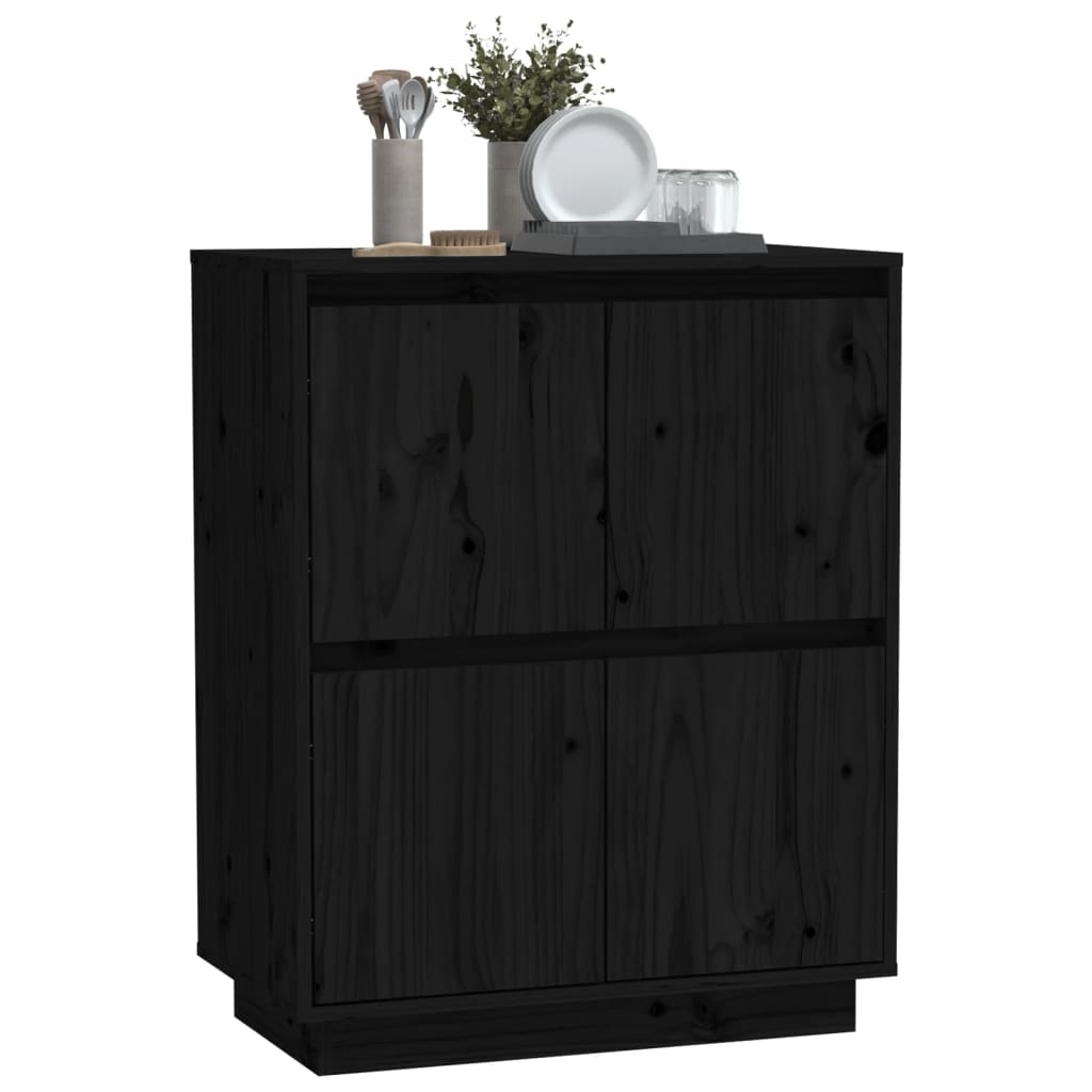 Sideboard 60X34X75 Cm Solid Wood Pine