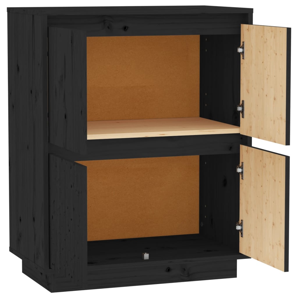 Sideboard 60X34X75 Cm Solid Wood Pine