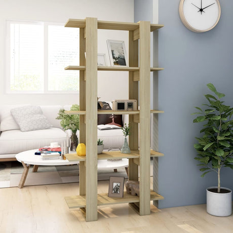 Book Cabinet/Room Divider 80X30X160 Cm Engineered Wood