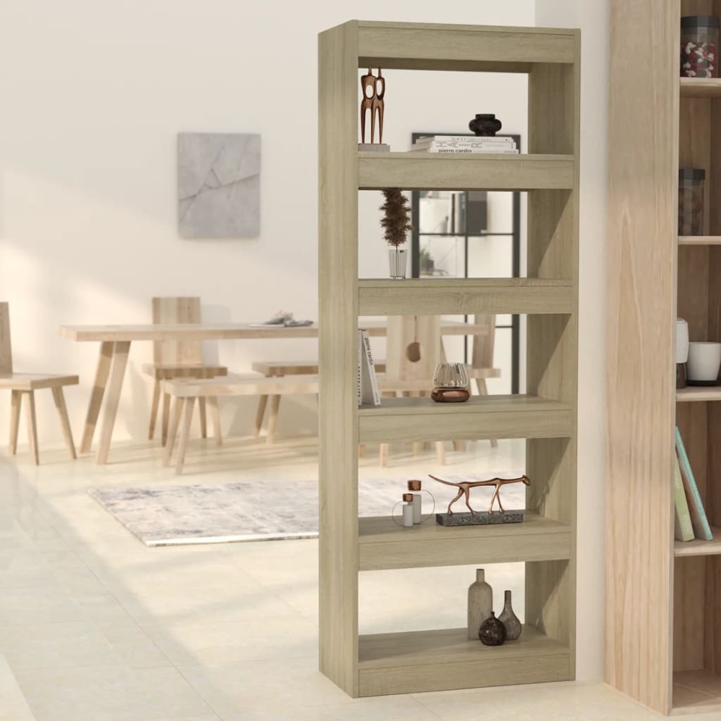 Book Cabinet/Room Divider 60X30X166 Cm Engineered Wood