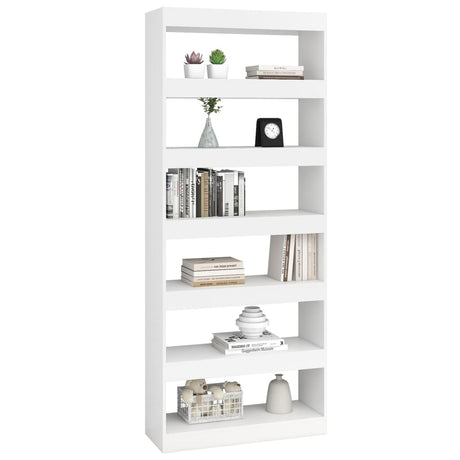 Book Cabinet/Room Divider 80X30X198 Cm Engineered Wood