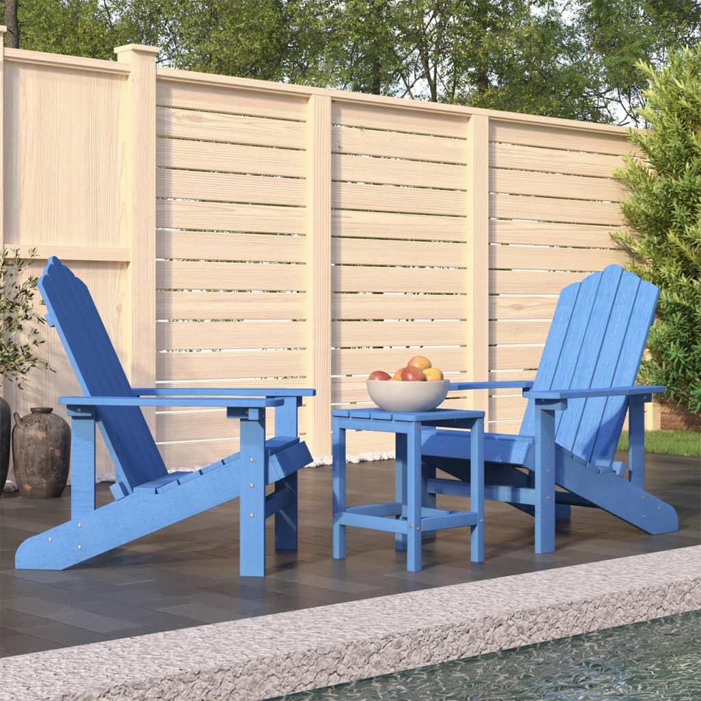 Garden Adirondack Chairs 2 Pcs Hdpe