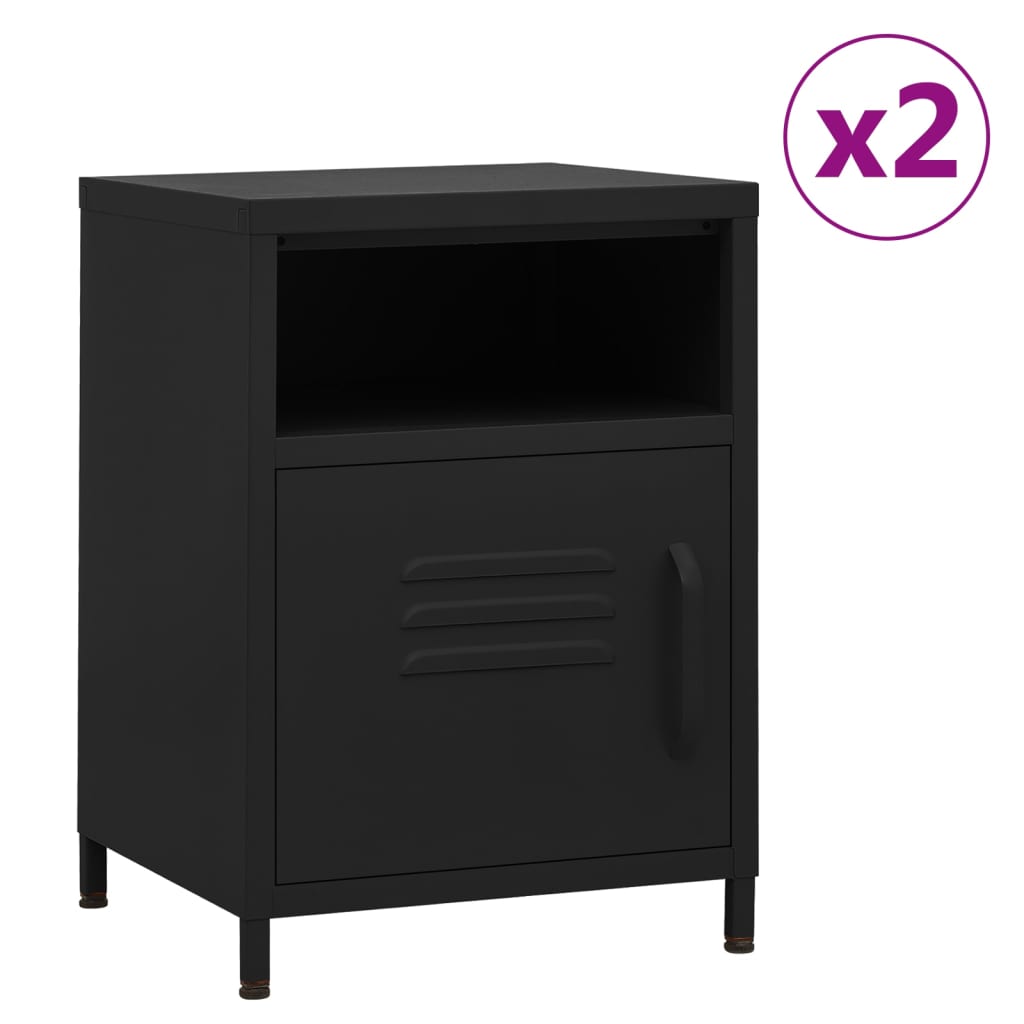 Nightstand 35X35X51 Cm Steel