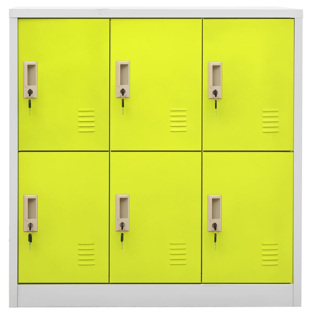 Locker Cabinets 2 Pcs 90X45X92.5 Cm Steel