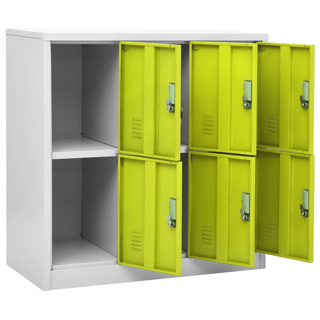 Locker Cabinets 2 Pcs 90X45X92.5 Cm Steel