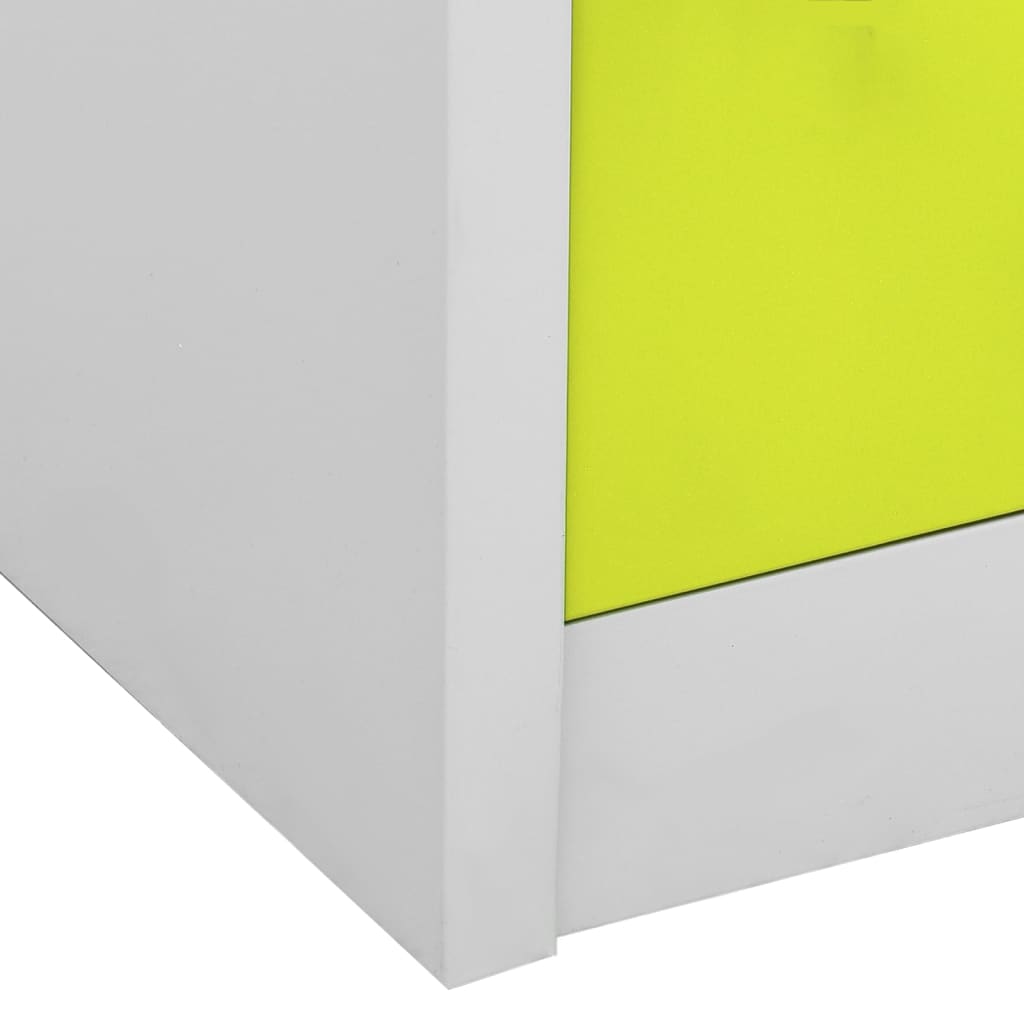 Locker Cabinets 2 Pcs 90X45X92.5 Cm Steel