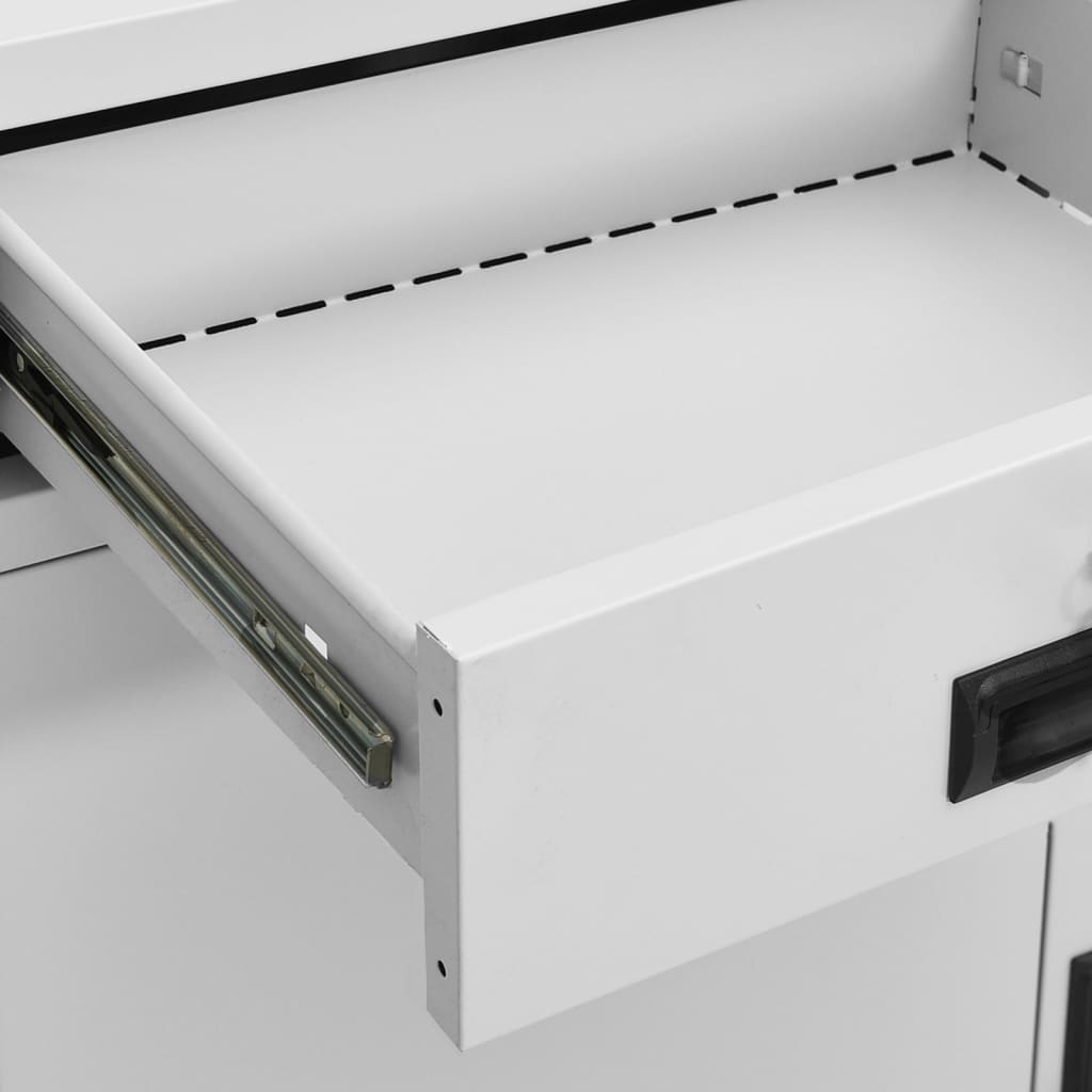 Office Cabinet 90X40X125 Cm Steel