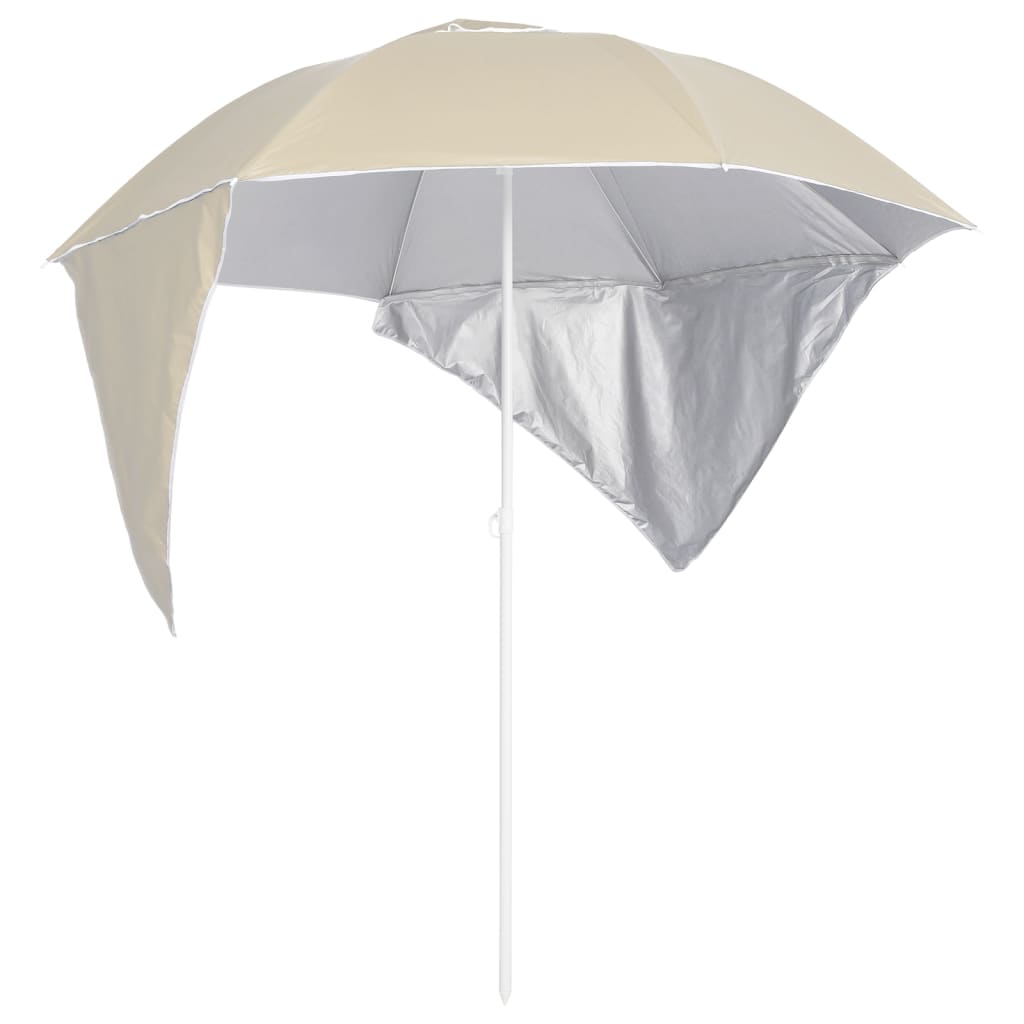 Beach Parasol With Side Walls 215 Cm